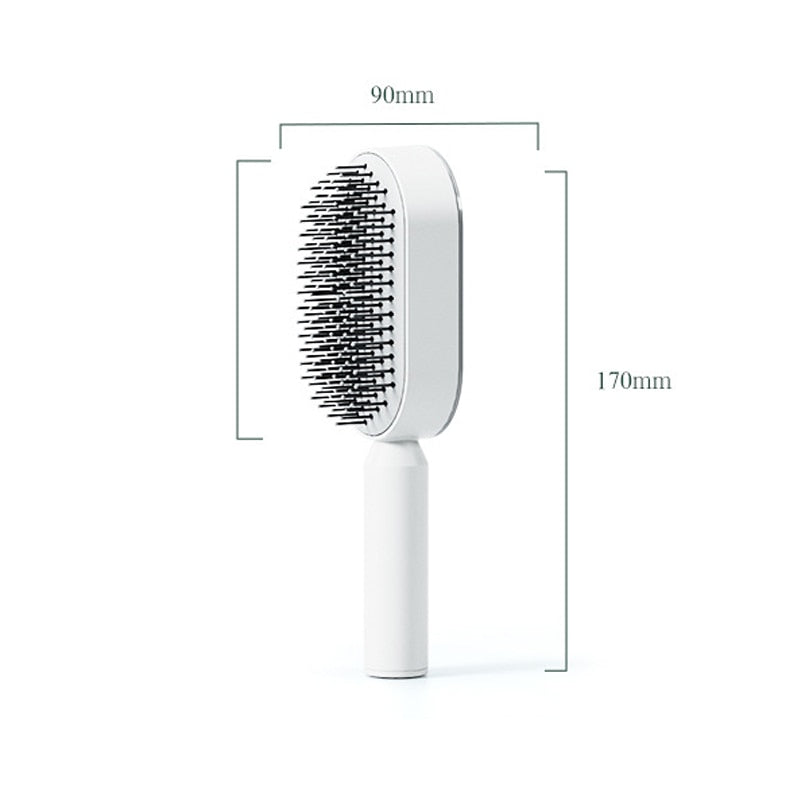 Self Cleaning Anti-Static Hair Brush